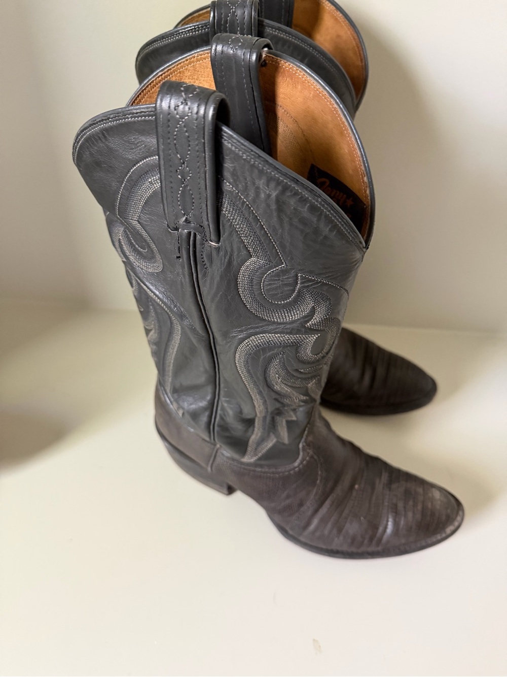 Vintage Tony Lama Western Cowboy Boots -